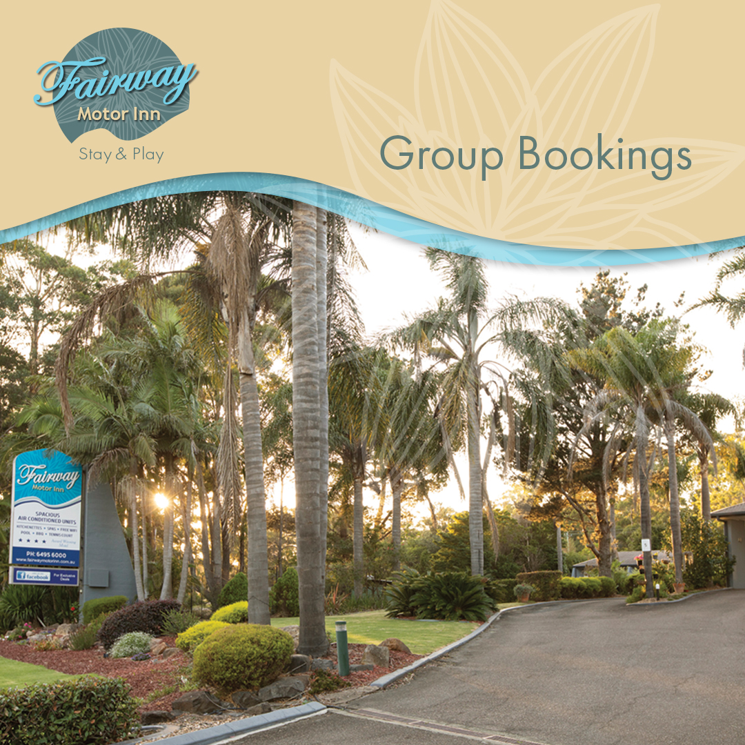 Group bookings at the Fairway Merimbula